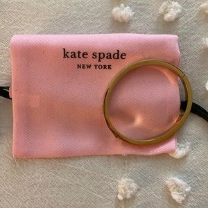 Kate Spade ♠️ Gold Bangle with clasp bracelet